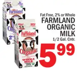 C Town FARMLAND ORGANIC MILK offer