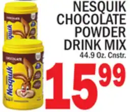C Town NESQUIK CHOCOLATE POWDER DRINK MIX offer