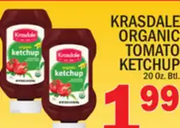 C Town KRASDALE ORGANIC TOMATO KETCHUP offer
