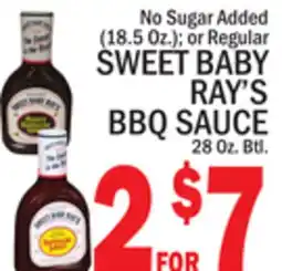 C Town SWEET BABY RAY'S BBQ SAUCE 28 Oz. Btl offer