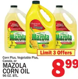 C Town MAZOLA CORN OIL offer