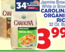 Bravo Supermarkets CAROLINA ORGANIC RICE offer