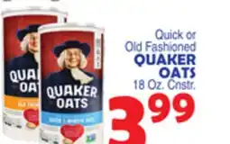 Bravo Supermarkets QUAKER OATS offer