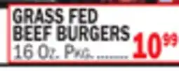 Bravo Supermarkets GRASS FED BEEF BURGERS offer