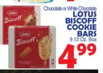 Bravo Supermarkets LOTUS BISCOFF COOKIE BARS offer