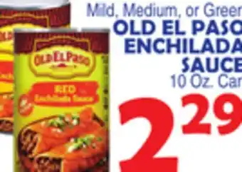 Bravo Supermarkets OLD EL PASO ENCHILADA SAUCE offer
