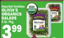 Bravo Supermarkets OLIVIA'S ORGANICS SALADS offer