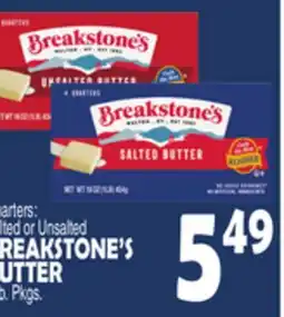 Bravo Supermarkets BREAKSTONE'S BUTTER offer