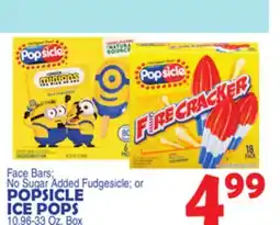 Bravo Supermarkets POPSICLE ICE POPS offer