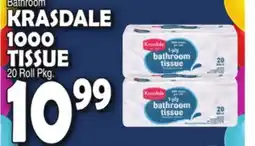 Bravo Supermarkets KRASDALE 1000 TISSUE offer