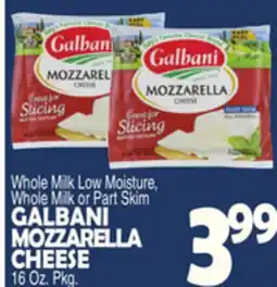 Bravo Supermarkets GALBANI MOZZARELLA CHEESE offer