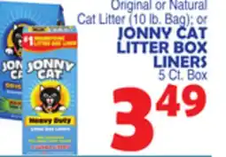 Bravo Supermarkets JONNY CAT LITTER BOX LINERS offer
