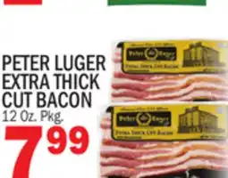 Bravo Supermarkets PETER LUGER EXTRA THICK CUT BACON offer