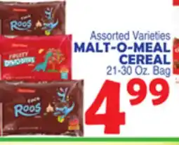 Bravo Supermarkets MALT-O-MEAL CEREAL offer