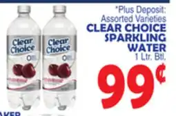 Bravo Supermarkets CLEAR CHOICE SPARKLING WATER offer