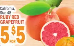 Bravo Supermarkets RUBY RED GRAPEFRUIT offer