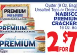 Bravo Supermarkets NABISCO PREMIUM CRACKERS offer