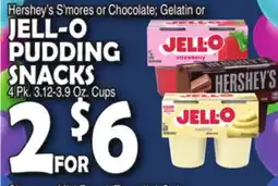 Bravo Supermarkets JELL-O PUDDING SNACKS offer