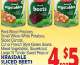 Bravo Supermarkets KRASDALE SLICED BEETS offer