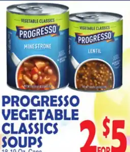 Bravo Supermarkets PROGRESSO VEGETABLE CLASSICS SOUPS offer