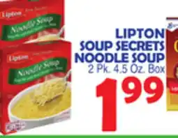 Bravo Supermarkets LIPTON SOUP SECRETS NOODLE SOUP offer