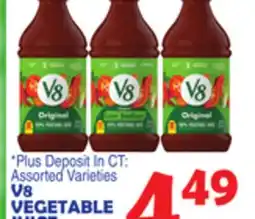 Bravo Supermarkets V8 VEGETABLE JUICE offer
