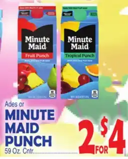 Bravo Supermarkets MINUTE MAID PUNCH offer