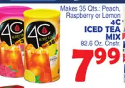 Bravo Supermarkets 4C ICED TEA MIX offer