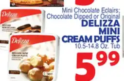 Bravo Supermarkets DELIZZA MINI CREAM PUFFS offer