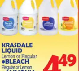 Bravo Supermarkets KRASDALE LIQUID offer