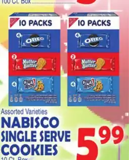 Bravo Supermarkets NABISCO SINGLE SERVE COOKIES offer