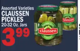 Bravo Supermarkets CLAUSSEN PICKLES offer