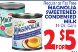 Bravo Supermarkets MAGNOLIA SWEETENED CONDENSED MILK offer