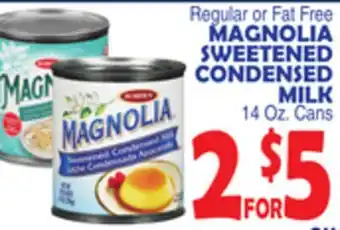 Bravo Supermarkets MAGNOLIA SWEETENED CONDENSED MILK offer
