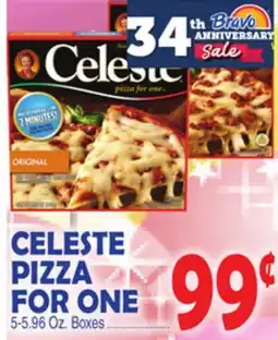 Bravo Supermarkets CELESTE PIZZA FOR ONE offer