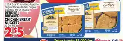 Bravo Supermarkets PERDUE BREADED CHICKEN BREAST offer