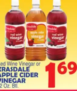 Bravo Supermarkets KRASDALE APPLE CIDER VINEGAR offer