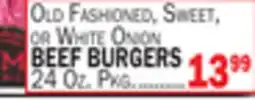 Bravo Supermarkets BEEF BURGERS offer