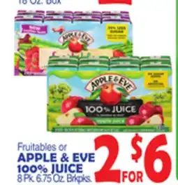 Bravo Supermarkets APPLE & EVE 100% JUICE offer