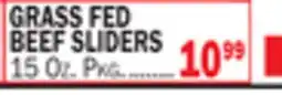 Bravo Supermarkets GRASS FED BEEF SLIDERS offer