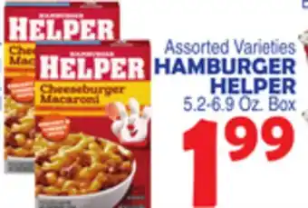 Bravo Supermarkets HAMBURGER HELPER offer