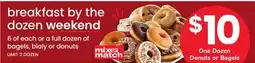 ACME One Dozen Donuts or Bagels offer