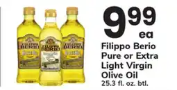 ACME Filippo Berio Pure or Extra Light Virgin Olive Oil offer