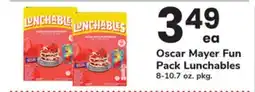 ACME Oscar Mayer Fun Pack Lunchables offer