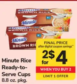 ACME Minute Rice Ready-to-Serve Cups offer