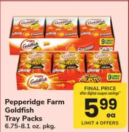 ACME Pepperidge Farm Goldfish Tray Packs offer