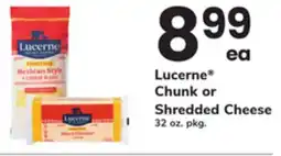 ACME Lucerne Chunk or Shredded Cheese offer