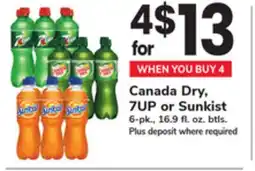 ACME Canada Dry, 7UP or Sunkist offer
