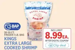 Kings Food Markets KINGS EXTRA LARGE COOKED SHRIMP offer