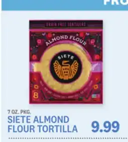 Kings Food Markets SIETE ALMOND FLOUR TORTILLA offer